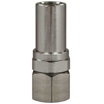 SWIVEL 3/8 "F: 1/4" F SS / MESSING