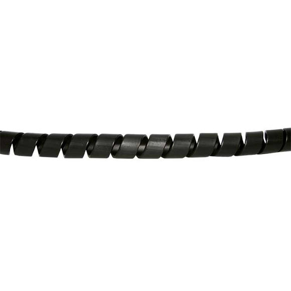 Spriralslange til beskyttelse for 3/8 slange-plast-sort 50mt