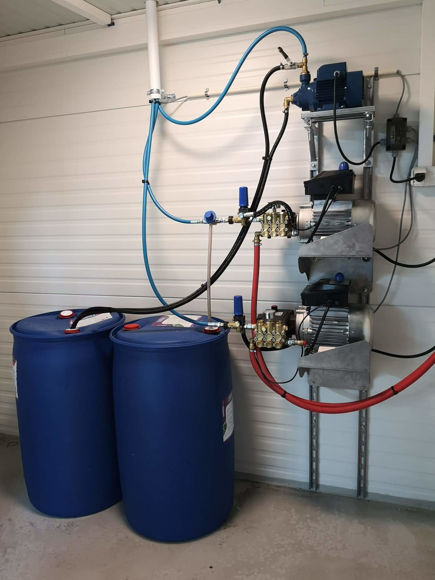 Høytrykkvasker 4 Kw - 15 ltr/min - 150 Bar inkl. brakett og tilbehør.  230/400V  3-fas