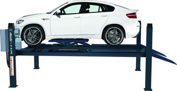 EE6435BWF.48L.50T - 4 Søyler 5,0T x 4800 m.m. Frihjulsløft,Svingsk,Glideplater.