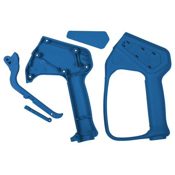 Deksel for pistol- Blå - 2 deler-trigger og emblem