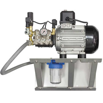 Veggbrakett i SS - for motorpumpe - passer for 3-4-5,5 og 7,5kw motorpumper