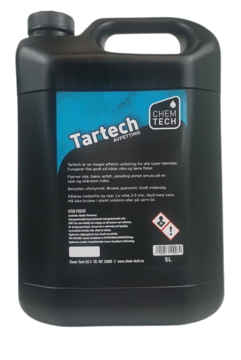 Tartech 5 ltr. Petrokjemisk avfetting. Brukes ufortynnet Tartech 5 ltr. Petrokjemisk avfetting. Brukes ufortynnet