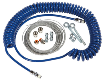 Montasjesett for luftilslutning på traversjekk.