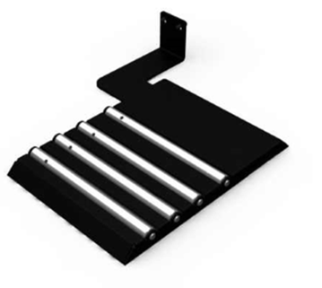 Rulleplate for montasje ved bead-breaker