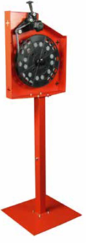 Holder/stativ for lodd rull m/kutter