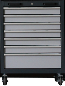 Verktøyinnredning Vogn på hjul m. 7 skuffer 666 x 458 x 875 Verktøyinnredning Vogn på hjul m. 7 skuffer 666 x 458 x 875