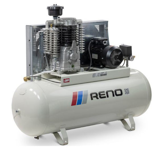 Reno 670/200 Stempelkompressor 4kw 5,5hk 684l/min 15bar 200ltr tank