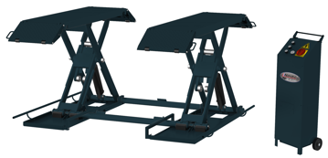 MR 35E Sakseløfter 3,5 tonn med elåpning av lås  Bredde 1950 mm x lengde 2028 mm