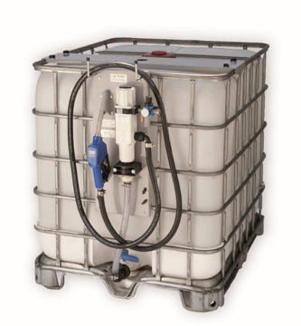 Faicom pumpe/brakett for AdBlue med feste for IBC tank