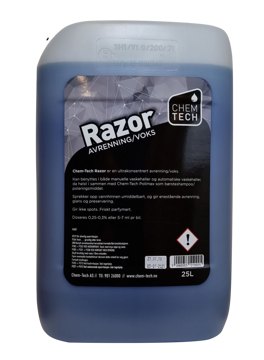 Razor 25ltr. ultrakonsentrert, avrenning, voks, bilvask, shampoo