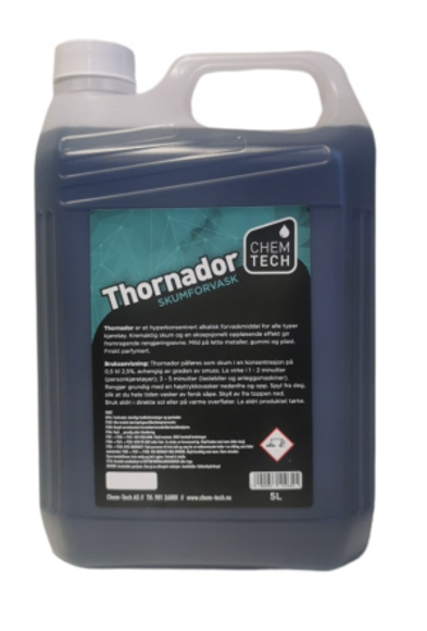 Thornador skumforvask - dosering: 1-4% -Hyperkonsentrat - 5 ltr