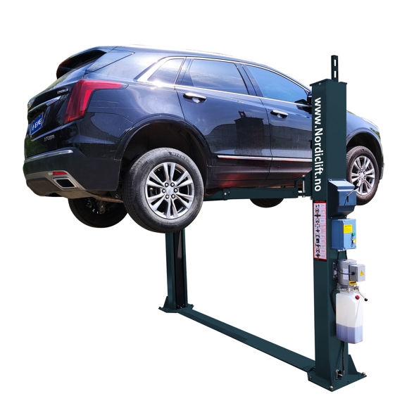 F10M 2-søylet løftebukk 4,2 tonn m/bunnramme 1-fas