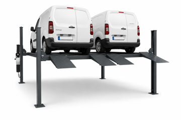JUNHV JH-4P4000N parkeringsløfter 4 tonn 230V 1-fas