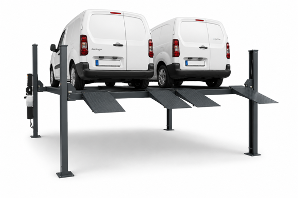 JUNHV JH-4P4000N parkeringsløfter 4 tonn 230V 1-fas