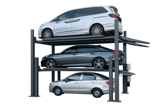 JUNHV JH-4P4500N Triple Stacker parkeringsløfter 3 nivå