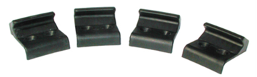 Vis detaljer for Plast klo MC adapter m/skruer og mutter (4 stk) Bilde av Plast klo MC adapter m/skruer og mutter (4 stk)