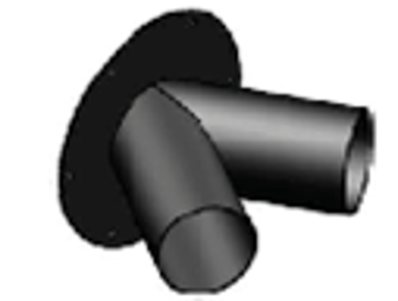 Bilde av AER Slangeadapter for slange 2x Ø:100mm på  Elemax mobilt avsug