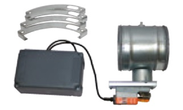 Bilde av AER Elektrisk spjeldstyring inkl 160mm spjeld for ARH eksostrommel 230V 1 fas