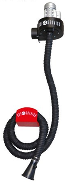 Bilde av AER APN 100/5 Veggmontert eksosvifte 1,1kW 230V 3 fas 5m Ø:100m m/BGN3 eksosmunnstykke