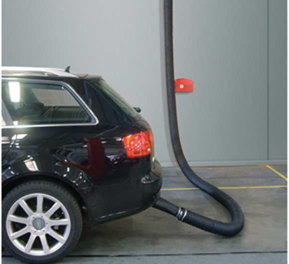 Bilde av AER APN 2 100/5 Veggmontert eksosvifte 1,5kW 230V 3 fas 2x 5m Ø:100m m/BGN3 eksosmunnstykke