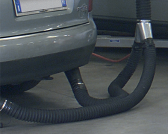 Bilde av AER KIT AS CAR2 Y-kobling med 2 korte eksoslanger. Slange/kobling Ø:100mm