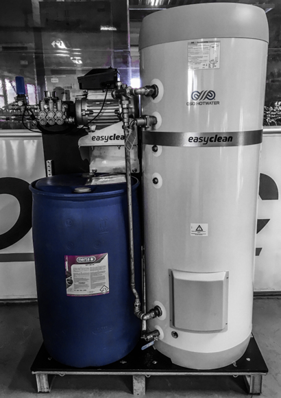 Bilde av EasyClean Electric oppsett med 300ltr/15kW + 150bar/21ltr motorpumpe