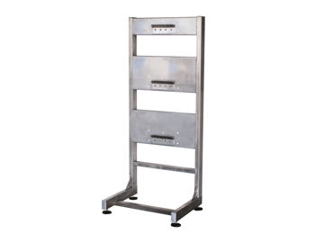 Bilde av Easy-clean rustfri stativ-Rack for 3 maskiner eller maskin+hotbox+dieseltank