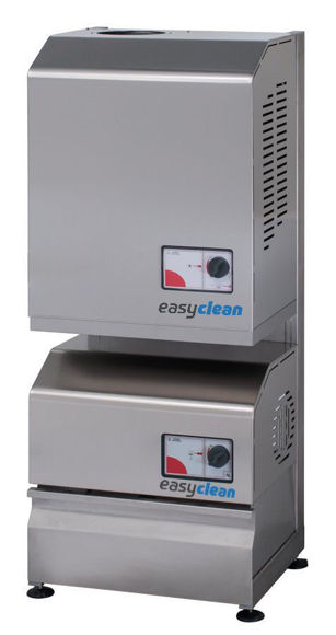 Bilde av Easy-clean rustfri stativ-Rack for 3 maskiner eller maskin+hotbox+dieseltank