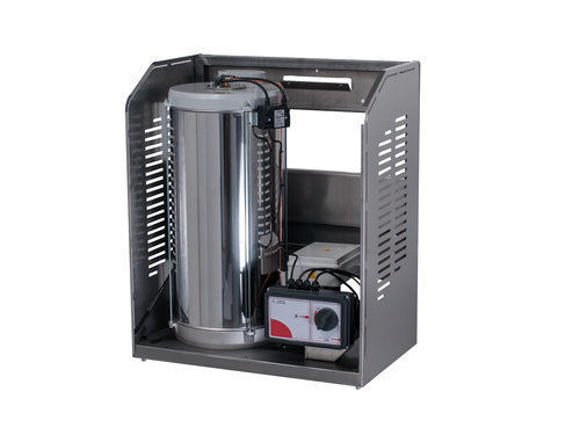 Bilde av Easy-clean -split -Hotbox -rustfritt kabinett-for vegg eller rack -80KW-max kap.1800ltr/min-230V 1fas-dim:69x44x85cm