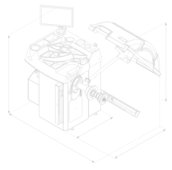 Bilde av Balansemaskin Brigth BP 78S Personbil