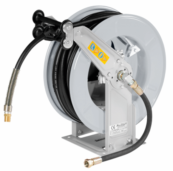 Bilde av faicom trommel med 25mtr.3/8" 10x17mm slange 18 bar luft