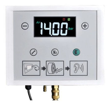 Bilde av Digital automatisk luftfyller AWS 11 Personbil. Måleområde 0,3-10 Bar med 8 mtr slange 1-fas