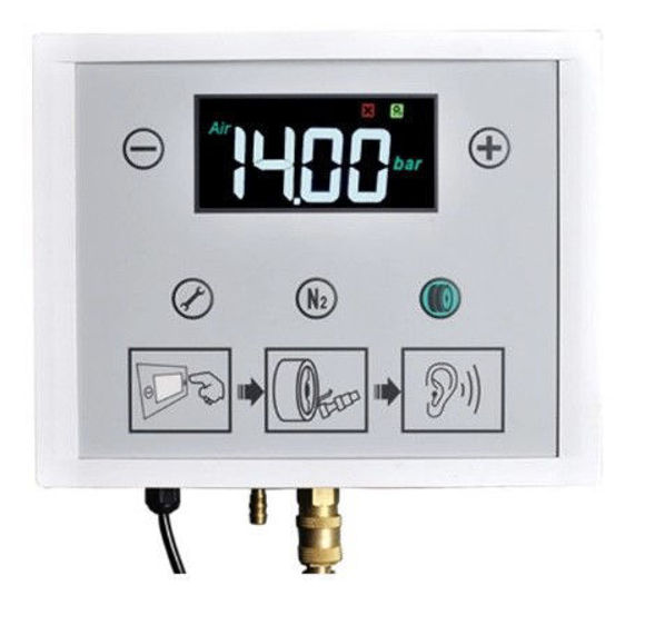 Bilde av Digital automatisk luftfyller AWS 11 Personbil. Måleområde 0,3-10 Bar med 8 mtr slange 1-fas