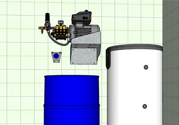 Bilde av Easy Clean El. 21 ltr/150 bar inkl. 300L 15kw bereder