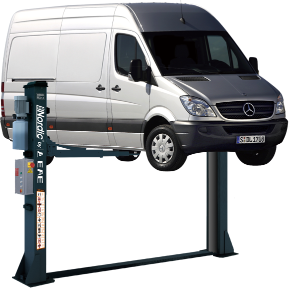 Bilde av 62B-50T-E 2-søyler løftebukk 5 Tonn  -  230/400V 3-fas