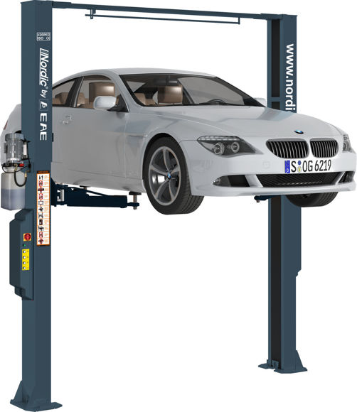 Bilde av 62C-35T.E 2-søyler løftebukk m/EV armer / toppramme 3,5 -Tonn 230/400 volt 3-fas