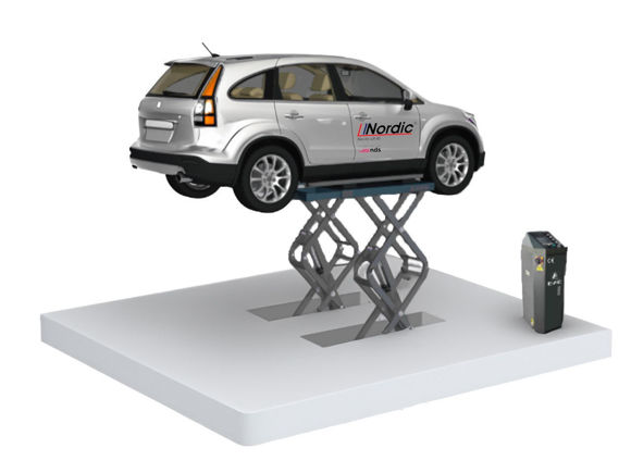 Bilde av 6503 Sakseløfter - NB BYGGEMÅL 270 MM 3-fas 230/400 kap 3,0 tonn