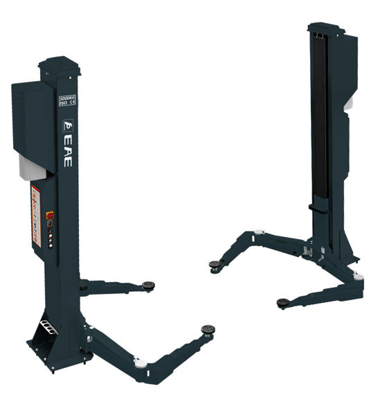 Bilde av E25 2-søyler løftebukk med  M-ARMER. 5 Tonn med to aggregat - hver på 2,2 kw  1-fas 230 V
