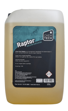Bilde av Raptor 200 ltr.  er et konsentrert høyalkalisk forvaskemiddel til bruk i transportsektoren og på tyngre maskiner