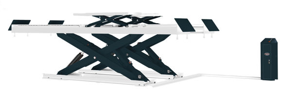 Bilde av HX6 BWF. 6,0 Tonn  GALVANISERT, Kjørebaneløfter L.5,4 mt.H. 380mm. uten påkjøringsramper