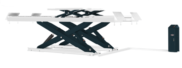 Bilde av PKK 7,5T klar Galv. Kjørebaneløfter HX6BWF -  6,0T, m.slitasjetester, frihjulsløft 4,0T +