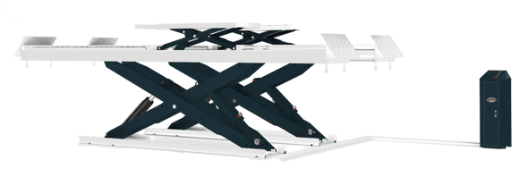 Bilde av PKK 7,5T klar Galv. Kjørebaneløfter HX6BWF -  6,0T, m.slitasjetester, frihjulsløft 4,0T +
