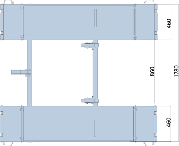 Bilde av MR 30E Sakseløfter 1m. løftehøyde - 3 tonn /1-fas