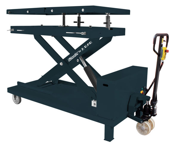 Bilde av MS12M Batteriløfter med nivålering med hjul, kapasistet 1200 kg