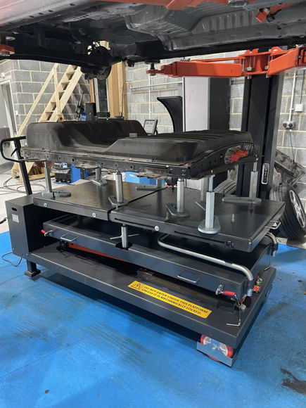 Bilde av MS12M Batteriløfter med nivålering med hjul, kapasistet 1200 kg