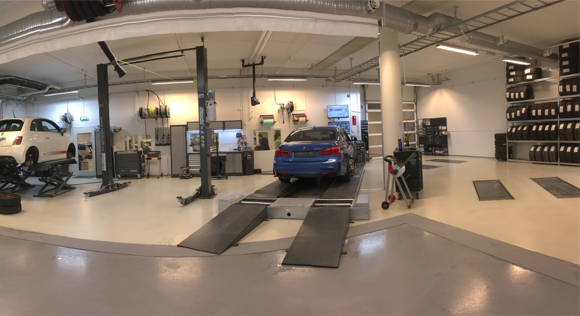 Bilde av Ramper for påkjøring bremseprøver etc. L 2000 mm B 700 mm H 300 mm Sett med 2 stk