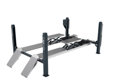 Bilde av PKK klar 7,5T Galv. 4-Søyler - 5,0Tx5,2L m.Slitasjetester, frihjulsløfterinkl. Pneumatisk lås av glideplate,Travers mm.