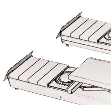 Bilde av Rampe mellom løfter og bremseprøver 2 stk. 6435BWFPD.GALVANISERT.B 610 X L 500