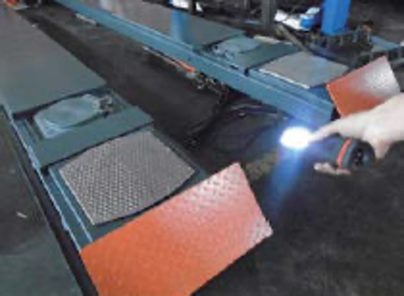 Bilde av PD1 Cross sjekk. Må best. sammen med  løftebukk.Play detector